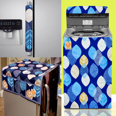 Kanushi Industries Top Loading Washing Machine  Cover(Width: 58.42 cm, Blue)