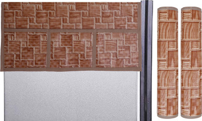 KUBER INDUSTRIES Refrigerator  Cover(Width: 98 cm, Brown)