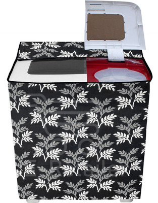 E-Retailer Semi-Automatic Washing Machine  Cover(Width: 84 cm, Black)