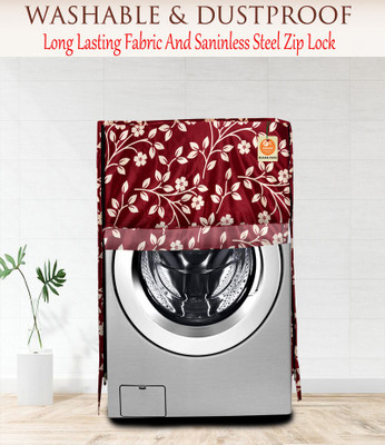 Kanushi Industries Front Loading Washing Machine  Cover(Width: 58 cm, Maroon)