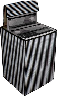 Wings Star Top Loading Washing Machine  Cover(Width: 59 cm, Black, White)