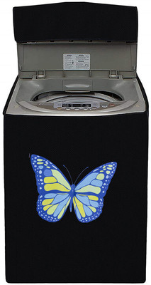 Delideal Top Loading Washing Machine  Cover(Width: 70 cm, Black)