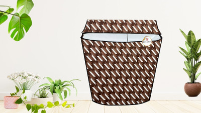 GURU ISHMA Semi-Automatic Washing Machine  Cover(Width: 88.9 cm, brown)