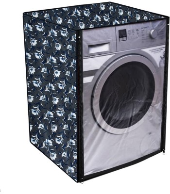 Nitasha Front Loading Washing Machine  Cover(Width: 64 cm, Grey, White, Blue)