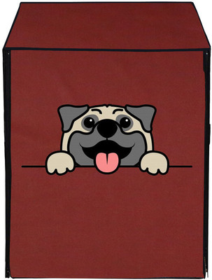 Archistylo Front Loading Washing Machine  Cover(Width: 64 cm, Maroon)