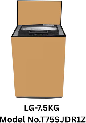 Elam Decor Top Loading Washing Machine  Cover(Width: 58 cm, Beige)