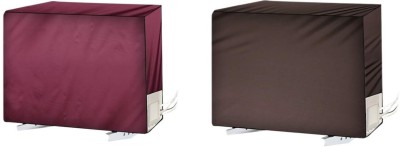 Lala Maneet Air Conditioner  Cover(Width: 35.56 cm, Maroon and Brown)