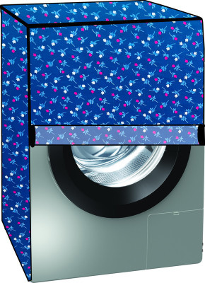 KVAR Front Loading Washing Machine  Cover(Width: 70 cm, Blue, Pink)