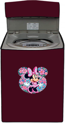 SO HOMEFURNISHING Top Loading Washing Machine  Cover(Width: 54.4 cm, Maroon)