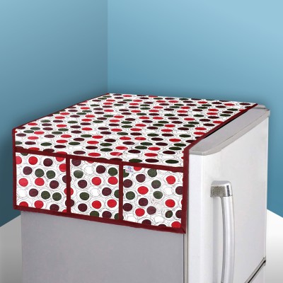 Heart Home Refrigerator  Cover(Width: 98 cm, Multicolor)