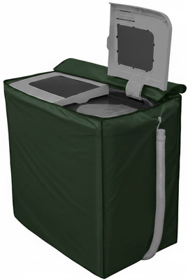 CareFab Semi-Automatic Washing Machine  Cover(Width: 89 cm, Green)