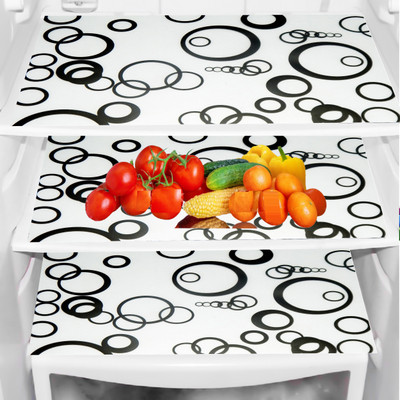 SANRAKSSHAN Fridge Mat(Width: 44 cm, Multicolor)