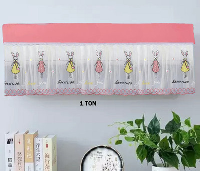 dyanifashion Air Conditioner  Cover(Width: 86 cm, PINK)