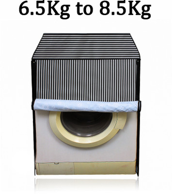 Wings Star Front Loading Washing Machine  Cover(Width: 61 cm, Black)