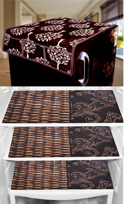 REVEXO Refrigerator  Cover(Width: 20 cm, Multicolor)