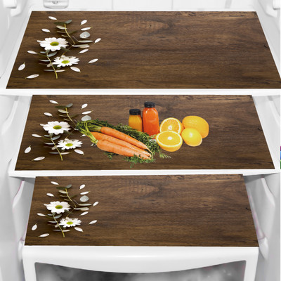 REVEXO Fridge Mat(Width: 44 cm, Multicolor)