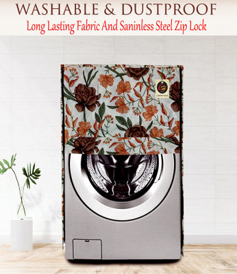 Comfort House Front Loading Washing Machine  Cover(Width: 55 cm, Brown)