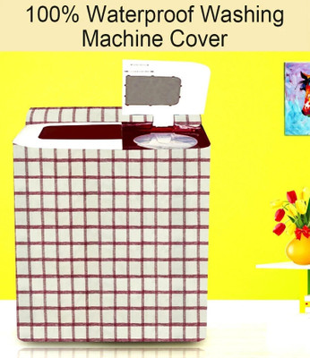 RELOOK INDUSTRIES Semi-Automatic Washing Machine  Cover(Width: 79 cm, Maroon)