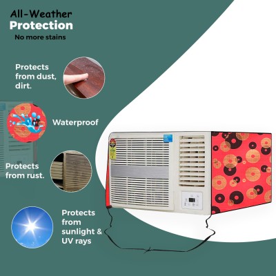 Hizing Air Conditioner  Cover(Width: 68.59 cm, Red)