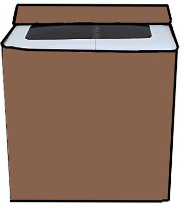 JM Homefurnishings Semi-Automatic Washing Machine  Cover(Width: 82 cm, Beige)