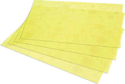 KUBER INDUSTRIES Fridge Mat(Width: 48 cm, Yellow)