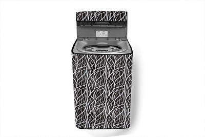 Nitasha Top Loading Washing Machine  Cover(Width: 66 cm, White, Black)