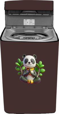 Amodori Top Loading Washing Machine  Cover(Width: 63 cm, Brown, Black)