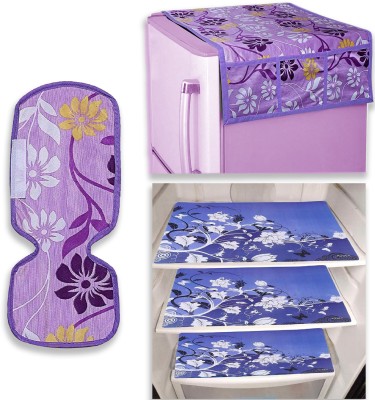 KUBER INDUSTRIES Refrigerator  Cover(Width: 56 cm, Purple)