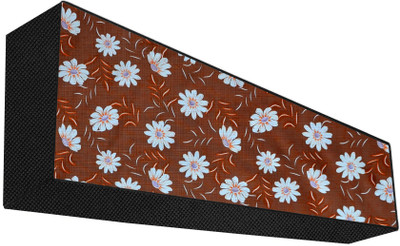 AAVYA UNIQUE FASHION Air Conditioner  Cover(Width: 101.6 cm, Brown,White)