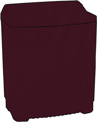 JM Homefurnishings Semi-Automatic Washing Machine  Cover(Width: 83 cm, Maroon)