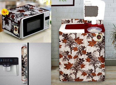 Comfort House Front Loading Washing Machine  Cover(Width: 78.74 cm, Brown)
