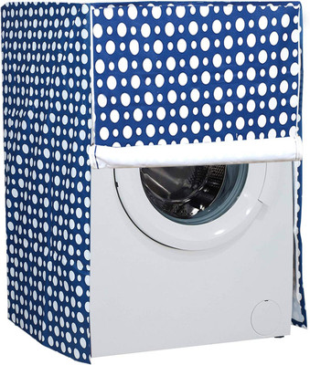 KUBER INDUSTRIES Front Loading Washing Machine  Cover(Width: 62 cm, Blue, White)