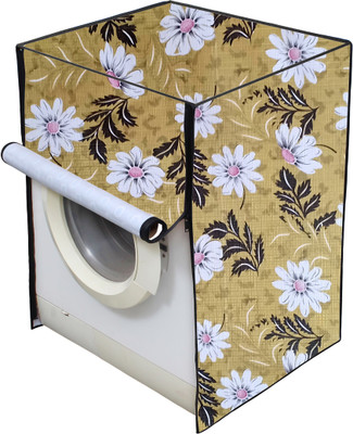 Crosia Craft Front Loading Washing Machine  Cover(Width: 64 cm, Yellow)