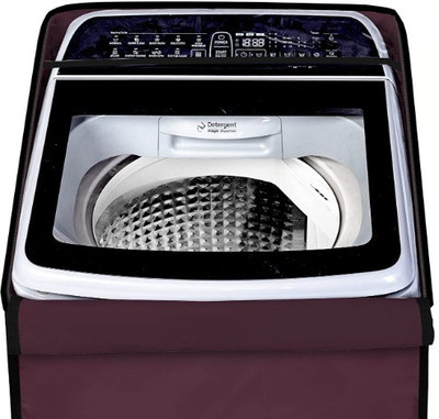 Delideal Top Loading Washing Machine  Cover(Width: 69 cm, Maroon)