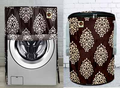 Comfort House Front Loading Washing Machine  Cover(Width: 58 cm, Brown)