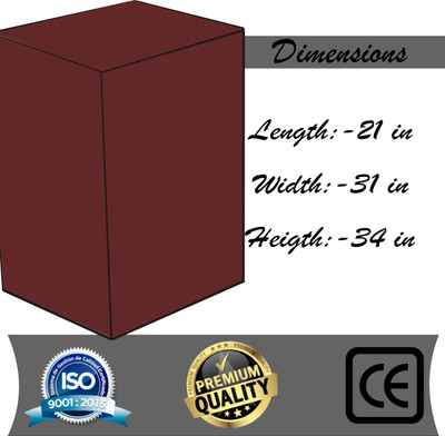Comfort House Semi-Automatic Washing Machine  Cover(Width: 78 cm, Maroon)