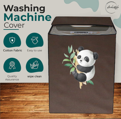 Archistylo Top Loading Washing Machine  Cover(Width: 67 cm, Brown)