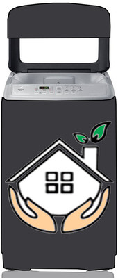 KVAR Top Loading Washing Machine  Cover(Width: 66 cm, Grey)