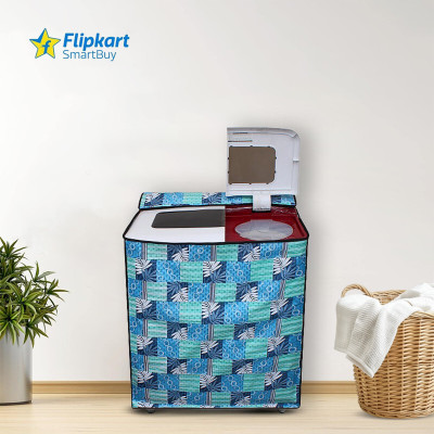 Flipkart SmartBuy Semi-Automatic Washing Machine  Cover(Width: 83 cm, Green, Blue)