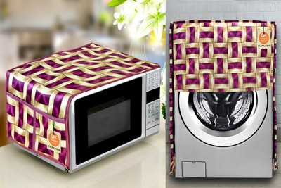 Kanushi Industries Front Loading Washing Machine  Cover(Width: 58 cm, Purple)
