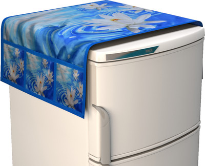 XMBUG Refrigerator  Cover(Width: 99 cm, Blue)
