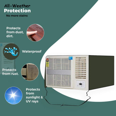 Hizing Air Conditioner  Cover(Width: 69.7 cm, Green)