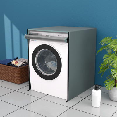 Heart Home Front Loading Washing Machine  Cover(Width: 60 cm, Grey)