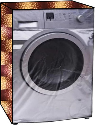 KVAR Front Loading Washing Machine  Cover(Width: 68 cm, TRANSPARENT, Yellow)
