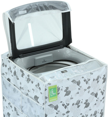 Fab Genie Top Loading Washing Machine  Cover(Width: 55 cm, White)