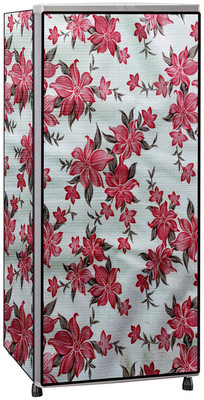 RG MART Refrigerator  Cover(Width: 61 cm, red)