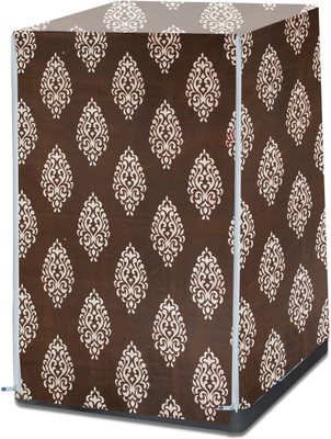 Woah Front Loading Washing Machine  Cover(Width: 88.9 cm, Coffee Leaf)