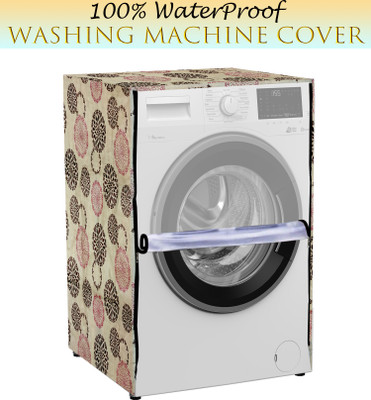 Flipkart SmartBuy Front Loading Washing Machine  Cover(Width: 55 cm, Brown, Maroon, TRASPARENT)