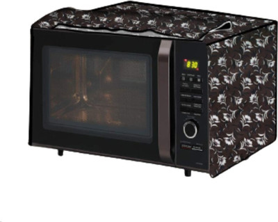 Lala Maneet Microwave Oven  Cover(Width: 50.8 cm, Grey, White)