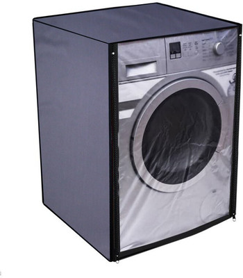 Nitasha Front Loading Washing Machine  Cover(Width: 71 cm, Grey)